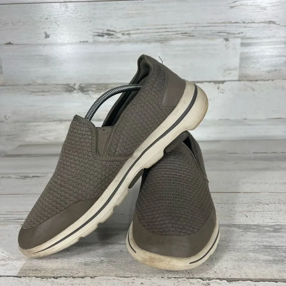 Skechers Go Walk Apprize Khaki Mens Casual Walking Shoes Size 12 US‎